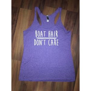 Boat hair don’t care tank